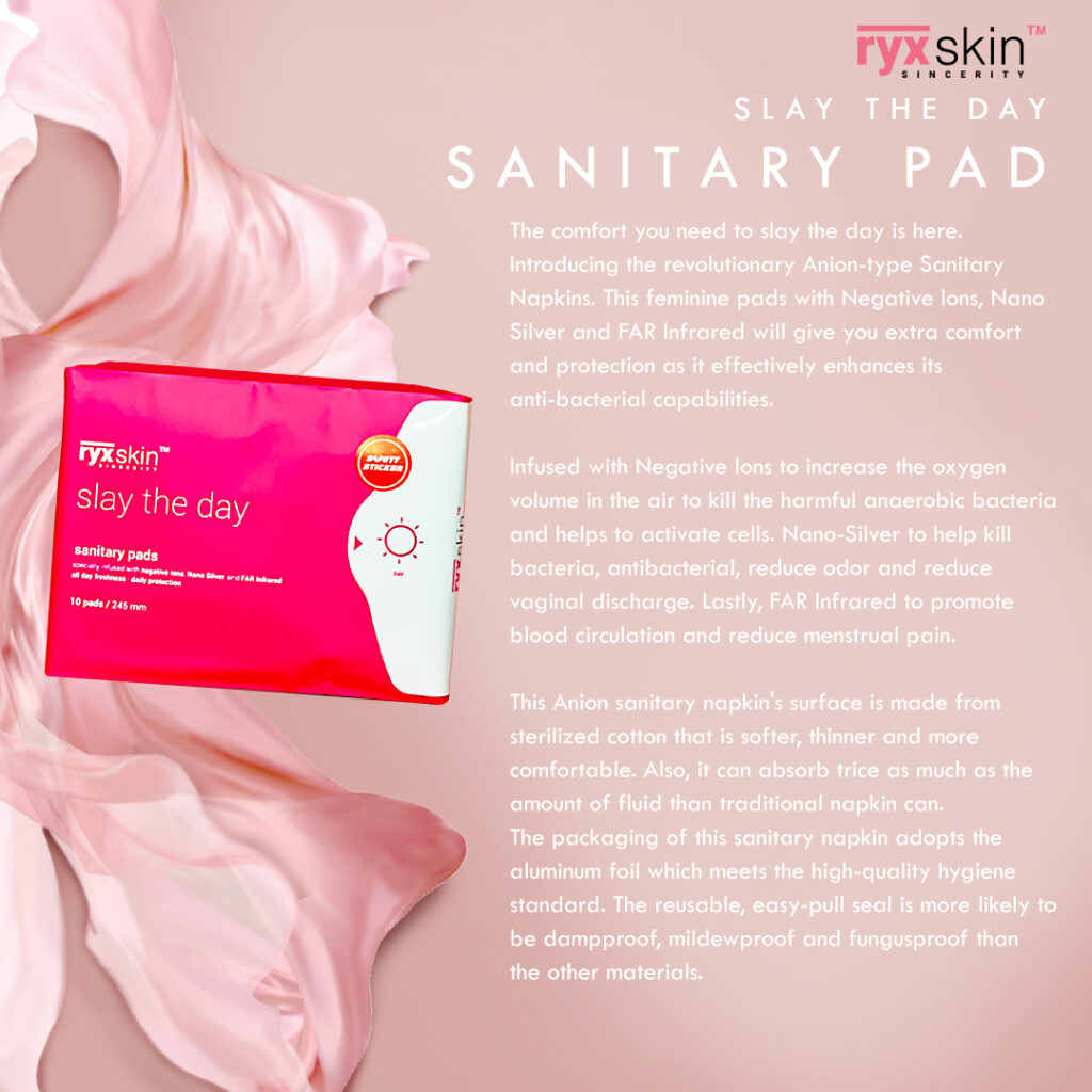 SLAY THE DAY SANITARY PAD RyxSkin Sincerity